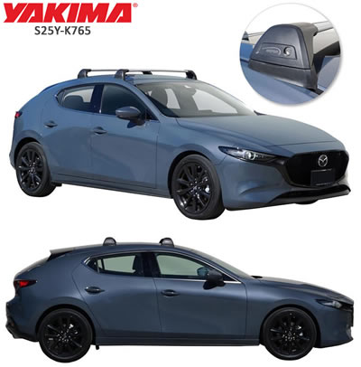 Yakima Whispbar Roof Racks Mazda 3 hatchback